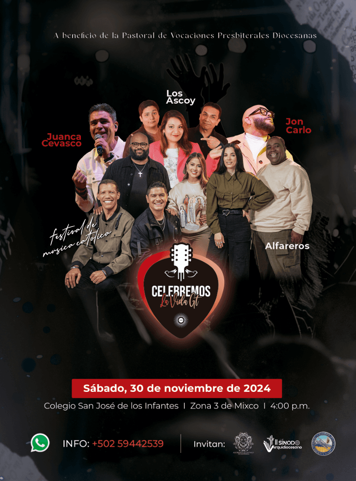 Line up Celebremos la Vida GT 2024